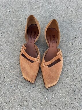 CYDWOQ Leather Flats